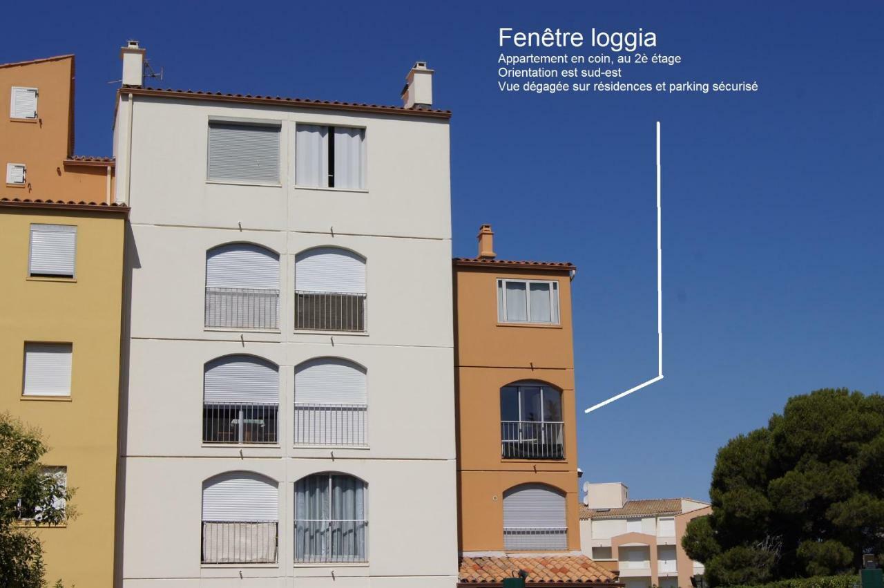 Lara 1 - Grand T2 Loggia Sans Vis-A-Vis Parking - Pres Centre-Port, Ile Des Loisirs, Plage Richelieu Agde Zewnętrze zdjęcie